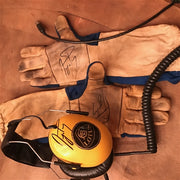 1985 Ayrton Senna Austrian GP race used gloves signed - Formula 1 Memorabilia