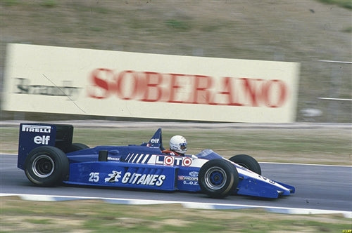 1986 Rene Arnoux engine Ligier engine cowl - SOLD - - Formula 1 Memorabilia