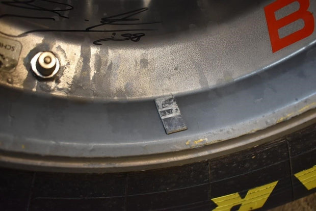 1998 Michael Schumacher British GP BBS Ferrari race used tire