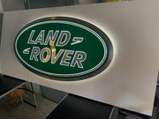 2000s Land Rover Very Large official dealership illuminated sign
