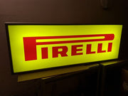 1980s Pirelli official illuminated sign