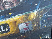 Designed To Win – Ayrton Senna (canvas) by Paul Oz - Formula 1 Memorabilia