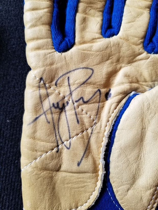 1986 Ayrton Senna race used gloves signed -SOLD- - Formula 1 Memorabilia
