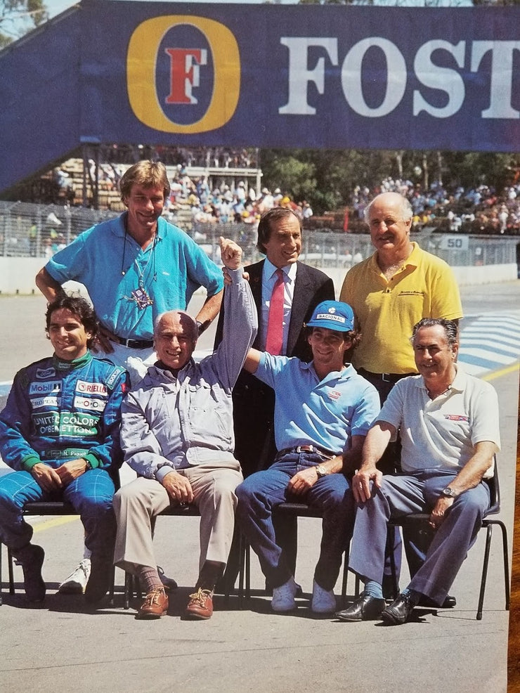 Ayrton Senna signed 1990-91 Autocourse GP signed - Formula 1 Memorabilia