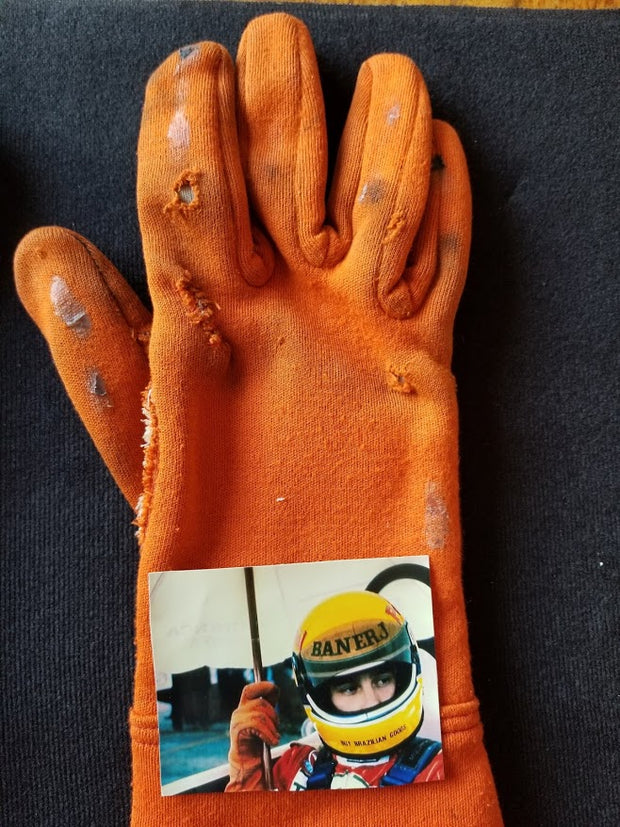 1983 Ayrton Senna da Silva race used gloves signed - Formula 1 Memorabilia