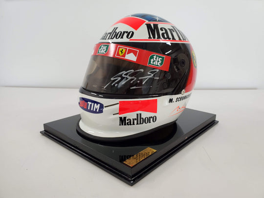 1999 Ferrari Michael Schumacher Official Bell replica helmet signed – Formula 1 Memorabilia