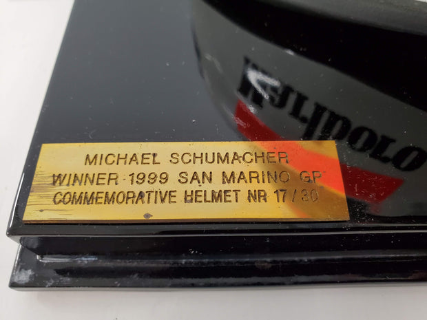 1999 Ferrari Michael Schumacher Official Bell replica helmet signed - Formula 1 Memorabilia