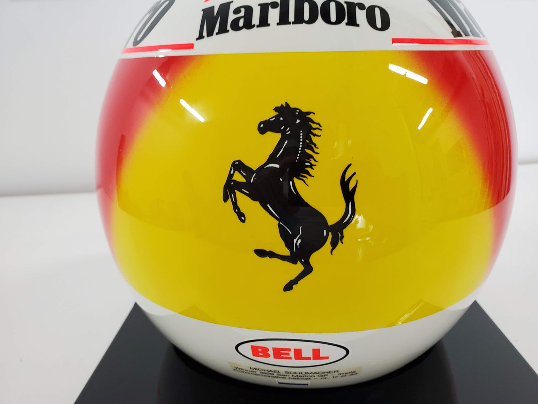 1999 Ferrari Michael Schumacher Official Bell replica helmet signed – Formula 1 Memorabilia 1999 Ferrari Michael Schumacher Official Bell replica helmet signed – Formula 1 Memorabilia