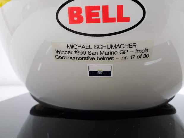 1999 Ferrari Michael Schumacher Official Bell replica helmet signed - Formula 1 Memorabilia