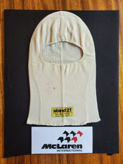 1988 Ayrton Senna race used balaclava signed -SOLD-
