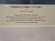 Jordan’s First Victory Signed by Eddie Jordan by Juan Carlos Ferrigno