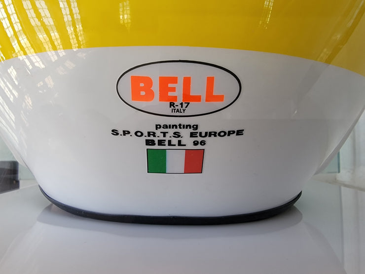 1996 Michael Schumacher Signed Replica Bell Feuling Italian GP Ferrari F1 Helmet