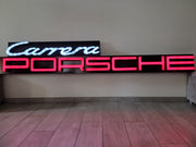 2000s Porsche official dealership LARGE illuminated sign with Carrera lettering