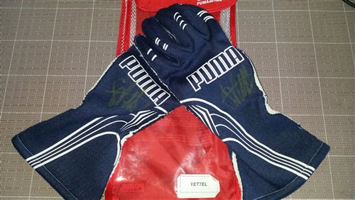 sebastian vettel handschuhe 2009 Sebastian Vettel race used gloves Signed – Formula 1 Memorabilia