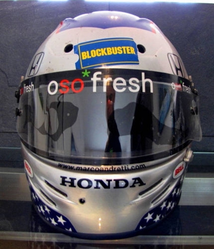 2008 Marco Andretti race used helmet signed – Formula 1 Memorabilia 2008 Marco Andretti race used helmet signed – Formula 1 Memorabilia