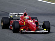 1996 Eddie Irvine Ferrari visor signed