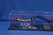1992 Ayrton Senna race used clear Shoei visor signed -SOLD-