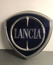 2000s Lancia official dealer illuminated sign