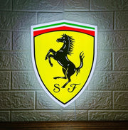 2020 Ferrari Scuderia Shield illuminated sign