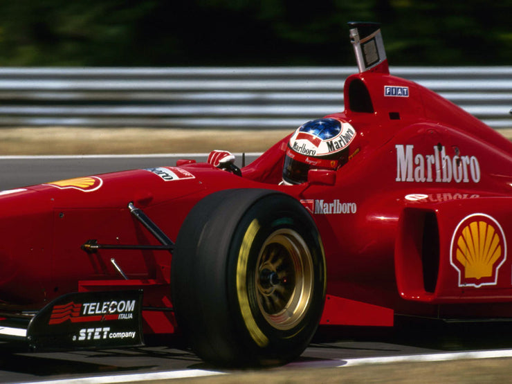 1996 Michael Schumacher Bell replica Helmet signed - Formula 1 Memorabilia