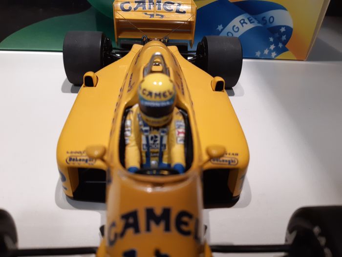 Minichamps 1/18 Lotus Honda 99T A Senna 1st Win Monaco GP 1987 L.E Minichamps 1/18 Lotus Honda 99T A Senna 1st Win Monaco GP 1987 L.E