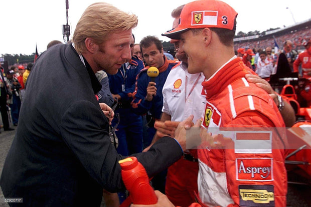 1998 Michael Schumacher German GP race used suit - Formula 1 Memorabilia