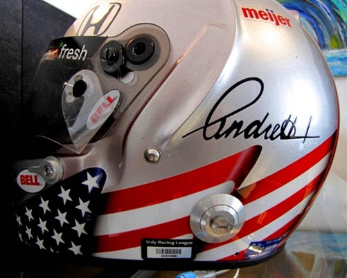 2008 Marco Andretti race used helmet signed – Formula 1 Memorabilia 2008 Marco Andretti race used helmet signed – Formula 1 Memorabilia
