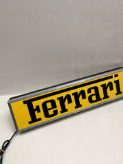 2000's Ferrari dealer illuminated sign