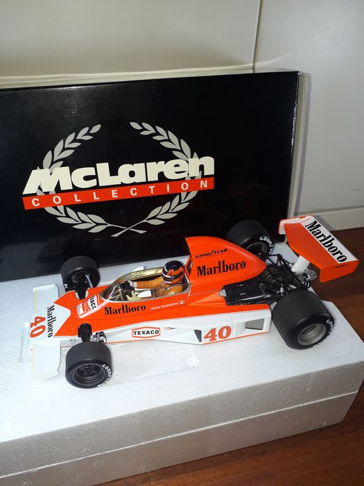 1:18 McLaren Gilles Villeneuve Ford M23 Marlboro by MiniChamps