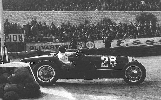 Tazio Nuvalari Monaco 1934  Sculpture by Gordon Chism - Formula 1 Memorabilia