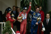 1991 Ayrton Senna podium flag Monaco Grand Prix -SOLD-
