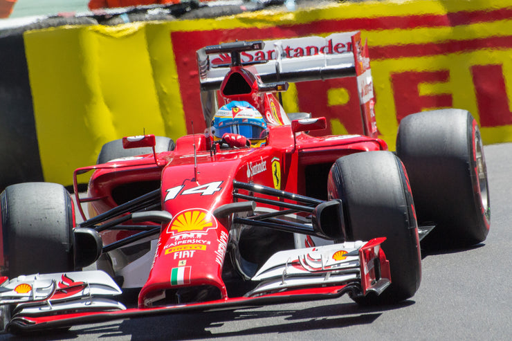 2014 Fernando Alonso Monaco GP by Nicholas Watts - Formula 1 Memorabilia