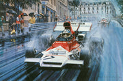 Jean Pierre Beltoise in the BRM P160, Monaco 1972 by Nicholas Watts - Formula 1 Memorabilia
