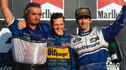1995 Michael Schumacher race used helmet signed - Formula 1 Memorabilia