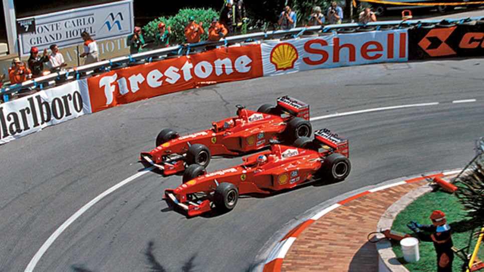 Schumacher Triumphant” 1999 Monaco GP – Signed by MICHAEL