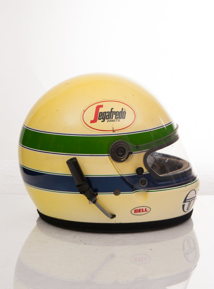1984 Ayrton Senna race used Bell helmet - SOLD