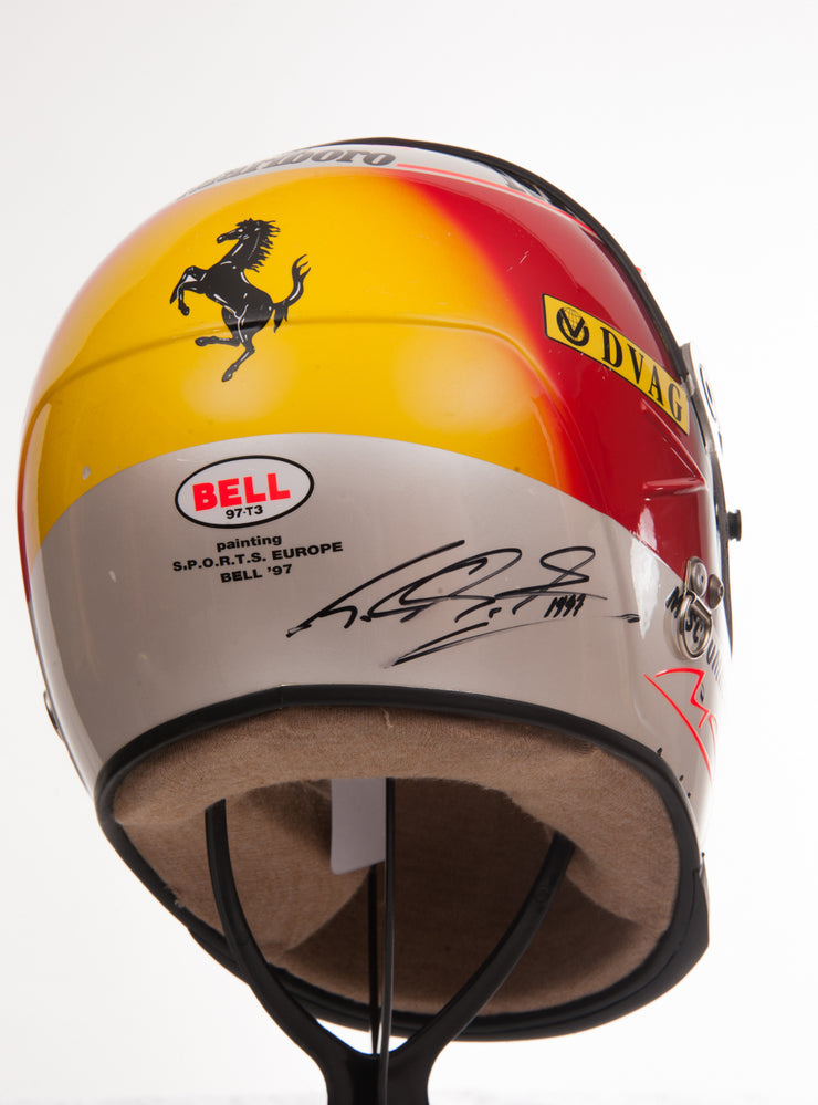 1997 Michael Schumacher tests used helmet - Formula 1 Memorabilia