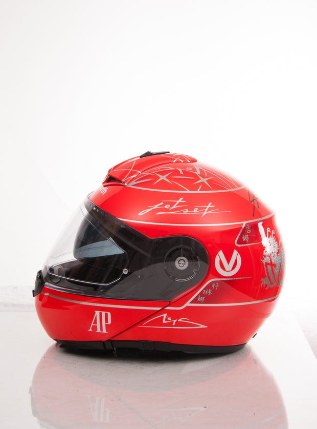 2012 Michael Schumacher Honda event used helmet - Formula 1 Memorabilia