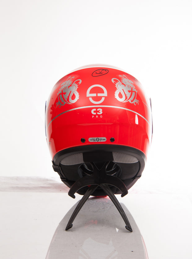 2012 Michael Schumacher Honda event used helmet - Formula 1 Memorabilia