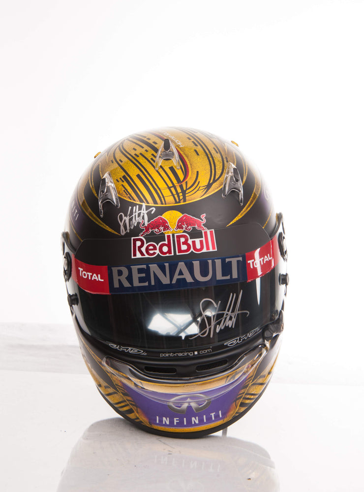 2013 Sebastian Vettel German GP show helmet signed