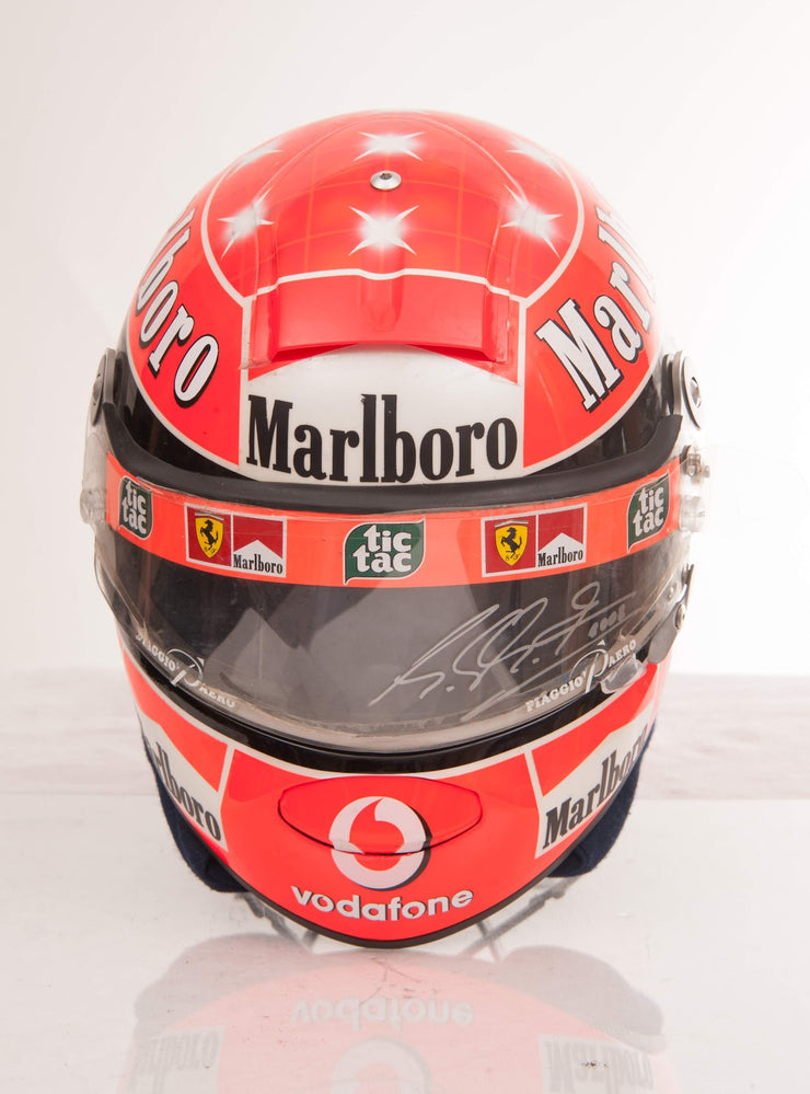 2002 Michael Schumacher Schuberth RF1 test used helmet