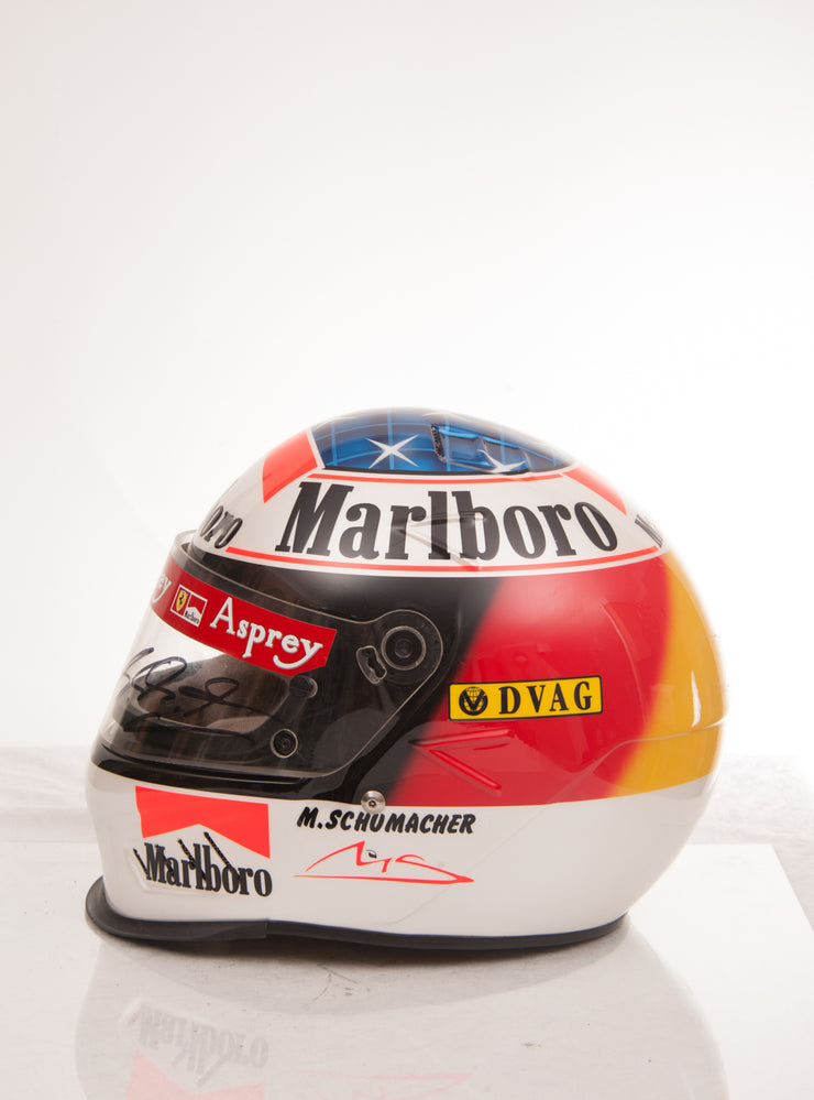 1997 Michael Schumacher Monaco GP race used helmet - Formula 1 Memorabilia