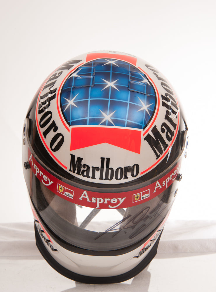 1997 Michael Schumacher Monaco GP race used helmet - Formula 1 Memorabilia