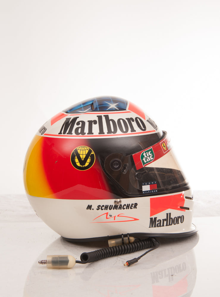 1999 Michael Schumacher Malaysia GP race used helmet - Formula 1 Memorabilia