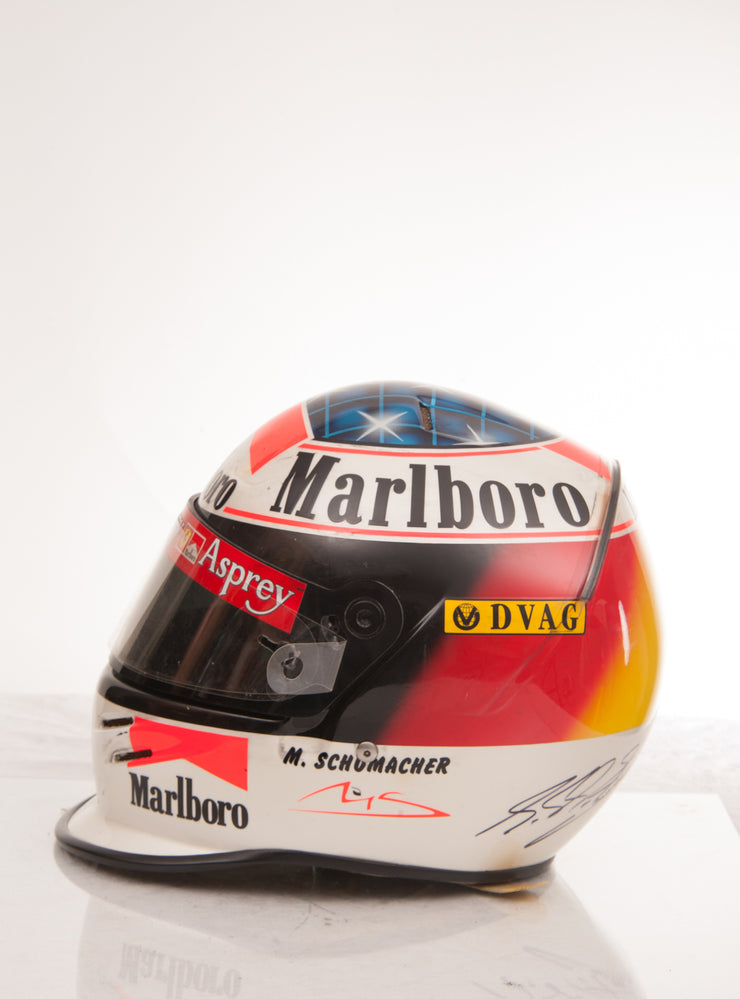 1998 Michael Schumacher Brazil GP race used helmet - Formula 1 Memorabilia