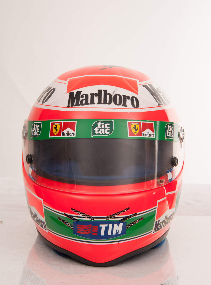1999 Eddie Irvine race used helmet signed