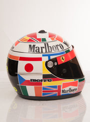 1995 Gerhard Berger replica Helmet signed - Formula 1 Memorabilia