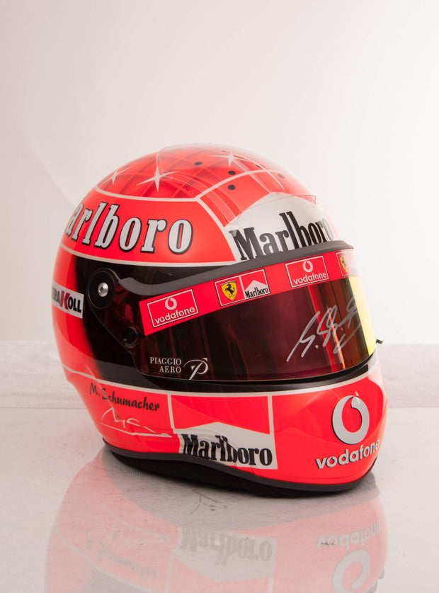 2002 Michael Schumacher Schuberth RF1 test helmet - Formula 1 Memorabilia