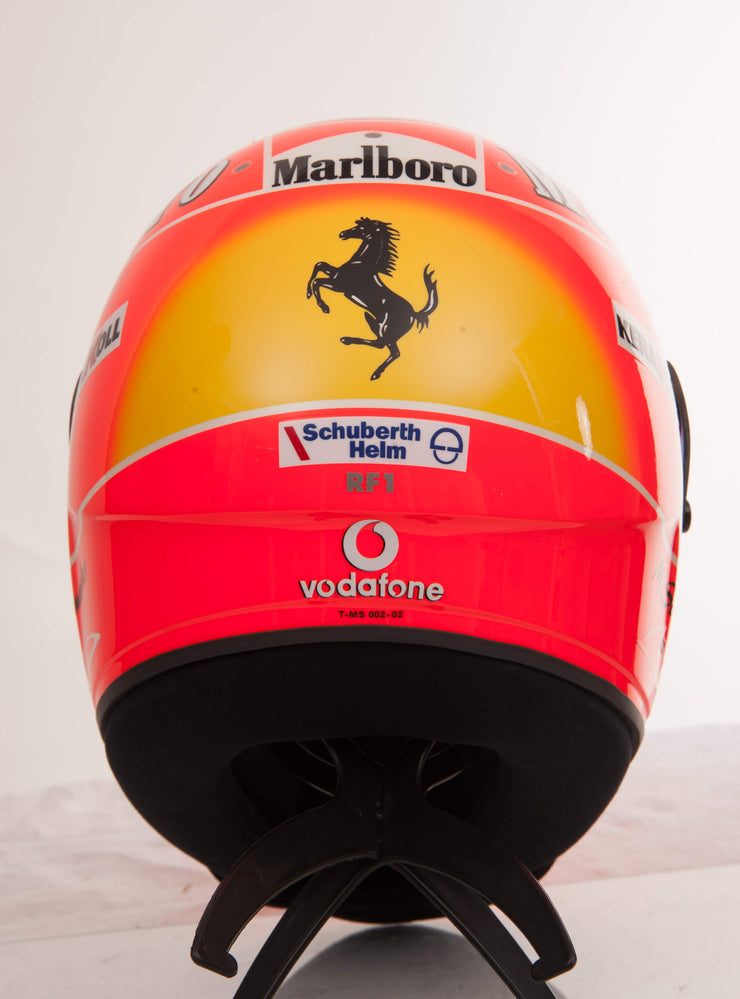 2002 Michael Schumacher Schuberth RF1 test helmet - Formula 1 Memorabilia
