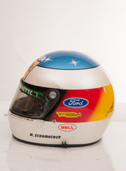 1992 Michael Schumacher Belgium GP race helmet - Formula 1 Memorabilia